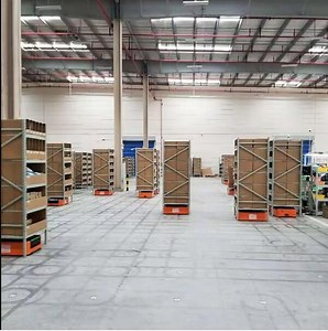 [Hot Item] Ultra-Narrow Agv Rack System 500mm Aisle Width Laser-Guided Alignment B2b Space Optimization
