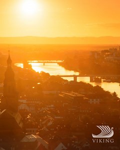 8K views · 207 reactions | You're glowing, Heidelberg. Prepare to be dazzled by European sunsets as we guide you on a voyage along the Rhine: https://bit.ly/3oPVJT0 | Viking | Facebook