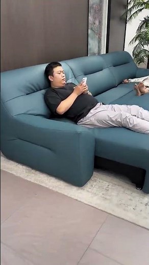 Electric remote control sofa bed ||first-class sofa|| sliding sofa can convert to bed #sofa #sofabed