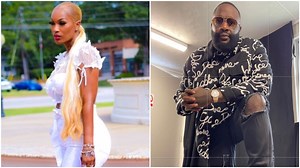 ‘As Soon as Pretty Vee Confirm Their Relationship Here Come the Bm’: Rick Ross Ices Mother of Three of His Children with a Diamond Necklace, Fans Bring Up His Rumored Girlfriend Pretty Vee