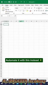 5.1K views · 15 reactions | VBA AutoFit Columns in Ms Excel.. #al_basheer_academy #msexcelshortcutkeys #msexceltutorial #vba #msexcelshorts #msexceltricks #fypシ゚viralシ2025fyp #viralreels #fypシviralシ2025 #trendingreels | Al Basheer Academy of Science and Computer Center | Facebook