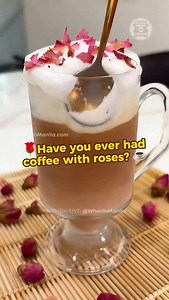 Coffee with Roses? 🌹☕ This easy Rose Tea Latte is a MUST-TRY! #cafe #homecafe #drinks #asmr | When In Manila