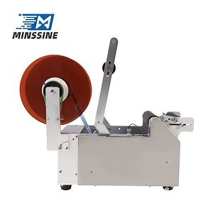 [Hot Item] Efficient Semi Automatic Labeling Machinery for Round Bottles with Stainless Steel Labeling Machine