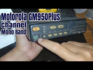 Motorola GM950 Plus tanpa layar LCD UHF VHF