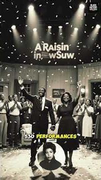 Lorraine Hansberry Makes Broadway History (March 11, 1959) #blackhistory