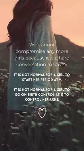 Precocious puberty is when a child’s body begins to change into an adult too soon. Medically this is considered before age 8 in girls. I would say before 13-14. It includes rapid growth of bones and muscles, changes in body shape and size, and development of the body’s ability to reproduce.Characteristics of those that have a higher risk of precocious puberty: those who are overweight, those who have been exposed to s@x hormones, using synthetic fragrances and products with xenoestrogens, those 