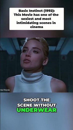 Basic Instinct Iconic Scene Explained vs Real Story #shorts