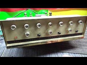DEMO OF VINTAGE STROMBERG-CARLSON ASR-433 STEREO TUBE AMP FOR SALE