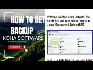 how to download koha backup from koha tools 🧑‍💻