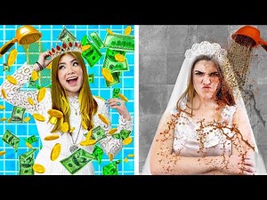 Rich vs Broke Wedding Challenge
