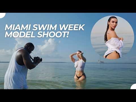 We Met and she immediately wanted to get Wet - Miami Swim Week Editorial Photography