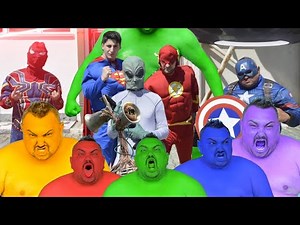 Superheroes and Hulk Adventures | Compilation video