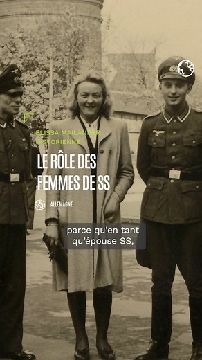 Quel était le rôle des femmes de SS ? Pendant la Seconde Guerre mondiale, les femmes qui accédaient au statut de "femmes de SS" après examens médicaux, avaient un rôle très important à tenir dans cette "communauté", comme celui, entre autres, d'offrir un foyer paisible à leurs maris... parfois à côté du camp d’extermination et de concentration dans lequel ils travaillaient. Explications avec l'historienne Elissa Mailänder . . . #femmes #SS #allemagne #nazisme #secondeguerremondiale #campdeconcen