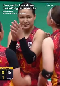 Heavy spike from Mapúa rookie Freigh Anne Garcia! 💪 #GMASports #NCAASeason99 | GMA Sports PH