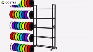 3D Printer Filament Storage Rack, Heavy-Duty 5-Tier Organizer for 3D Printing Spools, Large Capacity Holder for 3D Printing Rolls