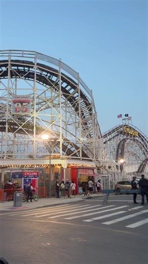 The iconic ”Cyclone” at Coney Island Beach and Boardwalk #cyclone #amusementpark | Beauty & Brains With A Twist