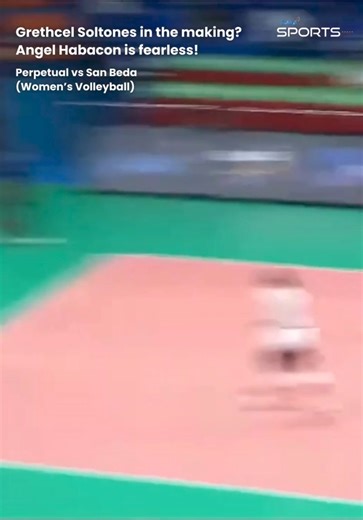 22K views · 58 reactions | Grethcel Soltones in the making? Angel Habacon is fearless! #NCAASeason99 #GMASports | NCAA Philippines | Facebook