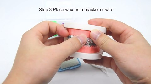 Dental Wax for Braces,Orthodontic Wax for Braces with 2 PCS Scraper Kit(4 PCS)