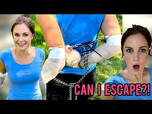 Breaking out of Duct Tape, Handcuffs, Zip Tie, and Blindfolded