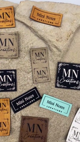 Custom Faux Leather Washable Tags | Personalized Logo Labels | Handmade Sewing Labels | Business Branding Tags | Sew on Tags | Knit Crochet - Etsy