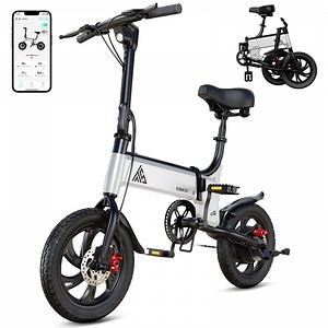 Folding Electric Bike for Adults and Teens – 14" E-Bike with 750W Peak Motor, 20 MPH Speed, 20 Mile Range, 36V/7.8Ah Battery, LED Display & App Control – UL2849 Certified Foldable Ebike - Walmart.com