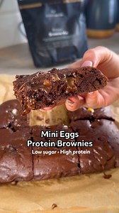 16K views · 27 reactions | Leftover Easter Chocolate? Make These Gooey Protein Brownies! These are the perfect after dinner snack for the week - pop them in the fridge and they can be stored for up to 7 days. The macros are on point, they’re so easy to make and absolutely delicious - you’re welcome   laurennicholefitness | Protein Works | Facebook