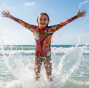 Kids Rash Guard | Kids Beach Shirt | Kids Swim Shirt | Mom and Me Matching Swimwear | Kids Pool Shirt | Sun Protection Swim Rash Guard Gift - Etsy