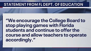 Florida bans AP Psychology: College Board