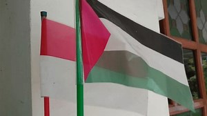 Le drapeau palestinien et le drapeau : vidéo de stock (100 % libre de droit) 3999994921 | Shutterstock