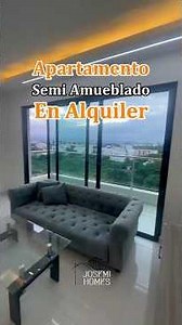 Apartamento en alquiler semi amueblado ubicado en Santiago Republica Dominicana