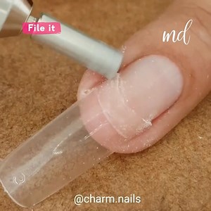 Useful tutorial on how to extend a broken nail. | Crochet Creative Academy | Facebook