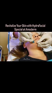 �‍🗨 Ready to take your skin to the next level? Try a HydraFacial at Amoderm! 🌹 Reminder: Amoderm Mother's Day Specials Are Available Now Through End of May! 🌹 ✨ Signature HydraFacial for Face Hands plus LED Light (Reg. $353): $189* ✨ Signature Facial (Reg. $139): $99* ✨ SkinVive Microdroplet Injection (Reg. $350): $290/syringe** (* Limit 2 plus 2 as gift; ** Min 2 SkinVive syringes required) ___ 💉 Procedure: HydraFacial ___ 🎯 What it does: HydraFacial provides a combination of deep cleansin