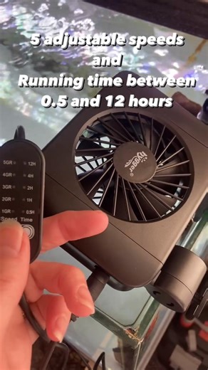 When the weather is hot 🥵 the hygger aquarium fan is a great way of cooling your water, it has 5 speed settings and adjustable times settings so you can head out for the day knowing your fish are in great hands 😁 CODE:FB10 enjoy 10% off | Hygger Aquarium
