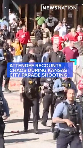 Rachel Miller and her father were celebrating the Kansas City Chiefs' Super Bowl win at the parade Wednesday when chaos erupted. More: https://trib.al/L6s5pRM | NewsNation