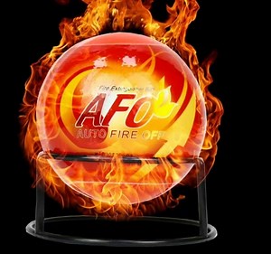 [Hot Item] Safety Fire Fighting Afo Auto Fire off Plastic Orange Fire Extinguisher Ball