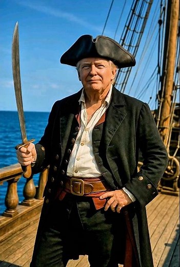 “Trump the Pirate Retreats from Venezuela