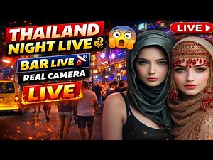 Thailand Live 4K 🌴 Koh Samui Night Street 📡 Real Time Camera | Travel & City Life LIVE
