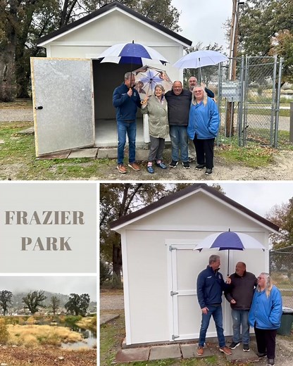 New keys for a new shed! I was honored to hand over the keys for the new Senior Snacks / CAPK / Salvation Army support shed at Frazier Mountain Park. This shed is another important step forward in upgrading the park. It joins a series of recent improvements—remodeled restrooms, new community-center sidewalk connections, and brand-new BBQs and picnic tables—installed in celebration of the 100th anniversary. None of this would have been possible without the outstanding work of our partners at Kern