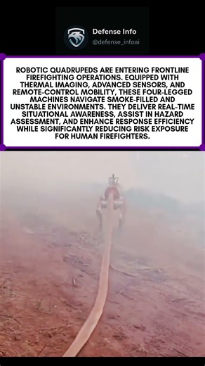 Robot Dogs Join Firefighting Teams | Advanced Firefighting Technology in Action