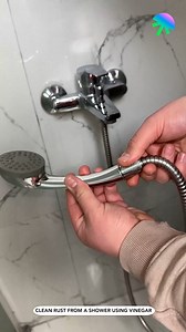 176K views · 165 reactions | Clean Rust from a Shower Using Vinegar #hacks #diy #reelstrending | Genius Inventions | Facebook