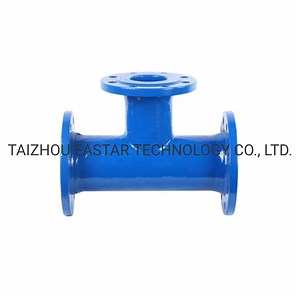 [Hot Item] Factory Stock Di Flanged Pipe Fitting Equal Tee