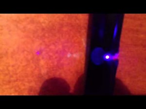 200mw blue/violet laser pointer burning through electrical