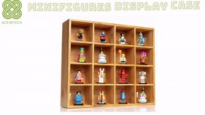 DECORLUXES Minifigures Miniature Display Case Collectibles Display Shelves Rack for Figures, Shot Glasses, Collection, Floating Shelf, Figurine Shelf for Wall Mount, Counter Top, Tie Rack Wall Mounted
