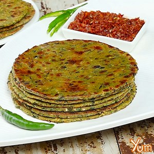Bajra Methi Dhebra Recipe* in the commet section! | Yum