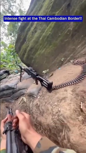 Cambodian Soldiers in Intense Border Firefight with Thai Forces