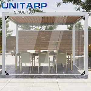 [Hot Item] Rip-Stop Transparent Tarpaulin Clear Tarp for Outdoor Patio and Garden Plant