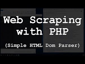 Web Scraping PHP with Simple HTML DOM Parser library
