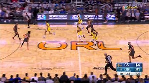 Eric Paschall rattles the rim on the finish!, 12/01/2019 | Warriors Ground