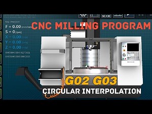 G02 G03 cnc Milling programm