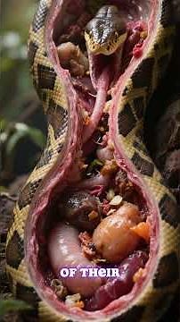Unbelievable Giant Pythons Swallowing Prey Whole